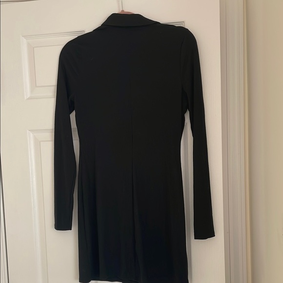 NWT Black Button-Up Dress - Picture 3 of 6